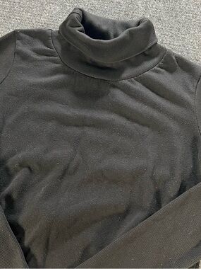 Men's Black Turtleneck Sweater
